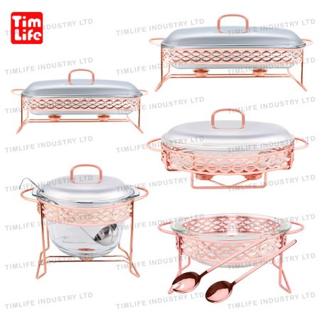 Scaldavivande-Vassoio-in-vetro-scaldavivande-Insalatiera-Serie Phoebe-TM-1103 Chafing-dish-Food-warmer-glass-tray-Salad Bowl-Phoebe Series-TM-1103