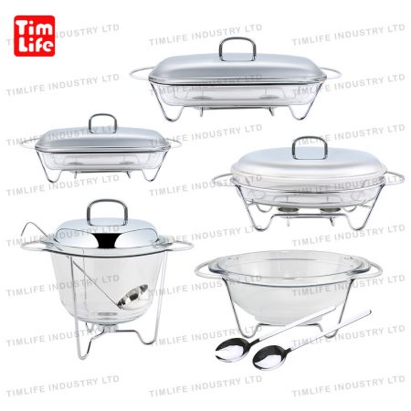 Chafing dish Food warmer glass tray Salad Bowl Winni Series-TM-1108 Chafing dish Food warmer glass tray Salad Bowl Winni Series-TM-1108