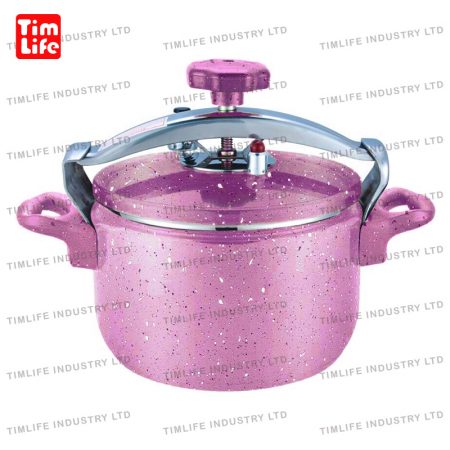 قدر ضغط ألومنيوم - مقبض لون TM-2101 Aluminium Pressure Cooker pot-TM-2101 handle color
