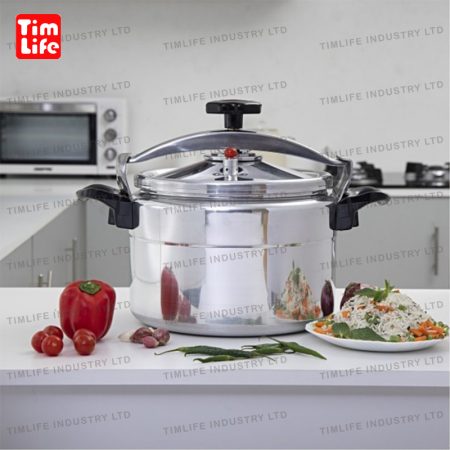 قدر ضغط المنيوم - TM-2101 ستان Aluminium Pressure Cooker pot-TM-2101 satin