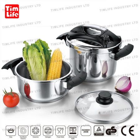 304# قدر ضغط ستانلس ستيل - TM-2203 304# Stainless steel Pressure Cooker pot stock pot -TM-2203